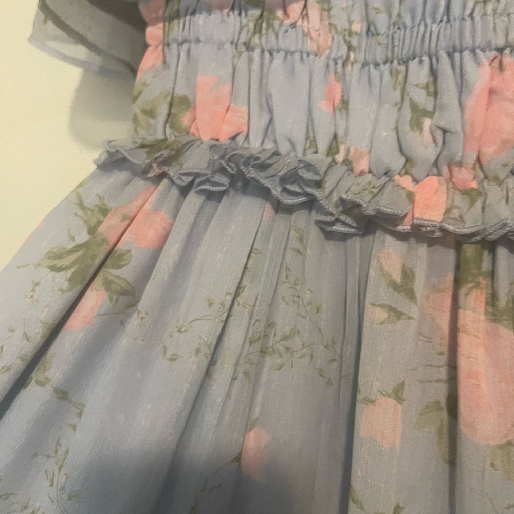Jessakae Siena blue floral smocked dress - Picture 4 of 7